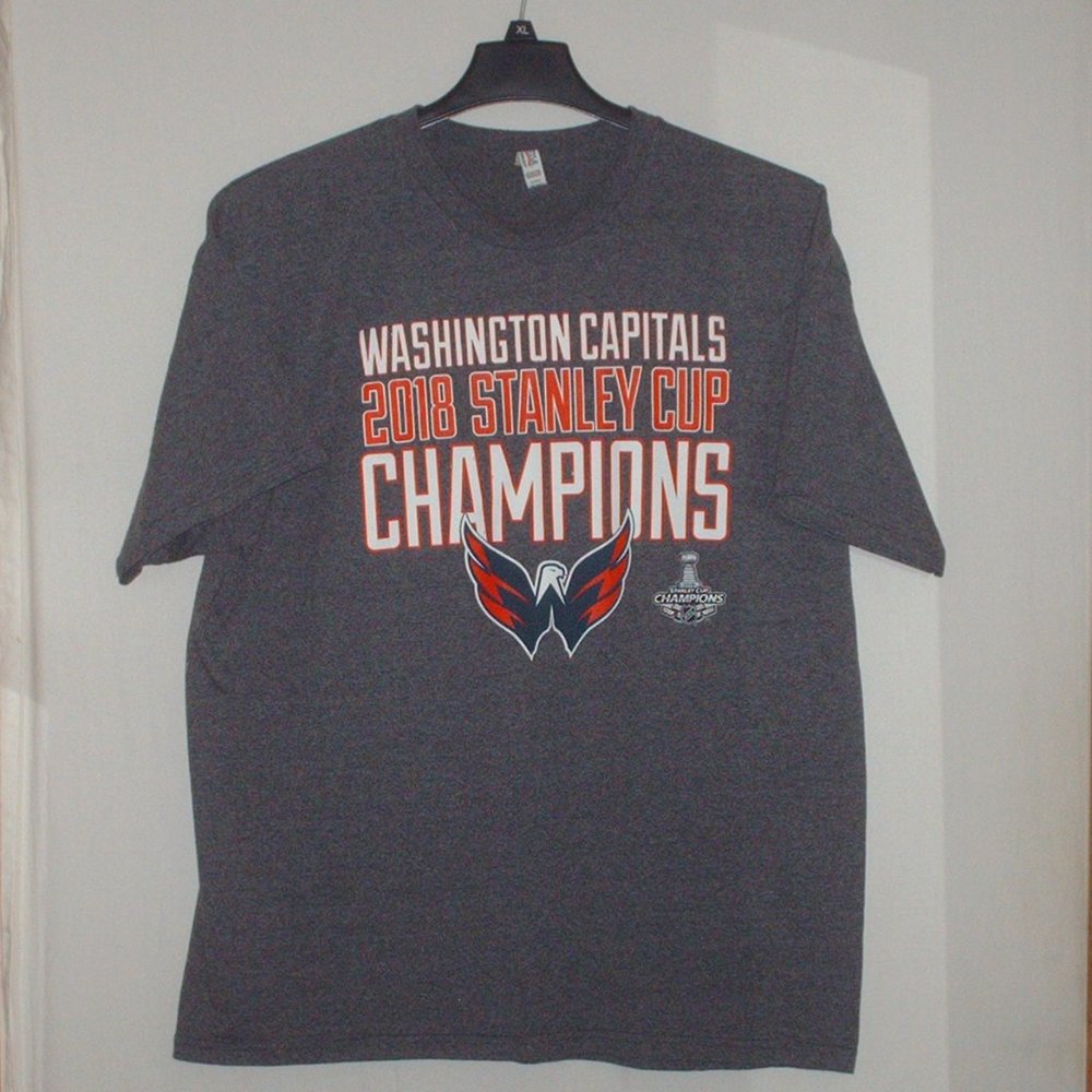 Washington Capitols 2018 Stanley Cup Champions T-shirt - New - size XL